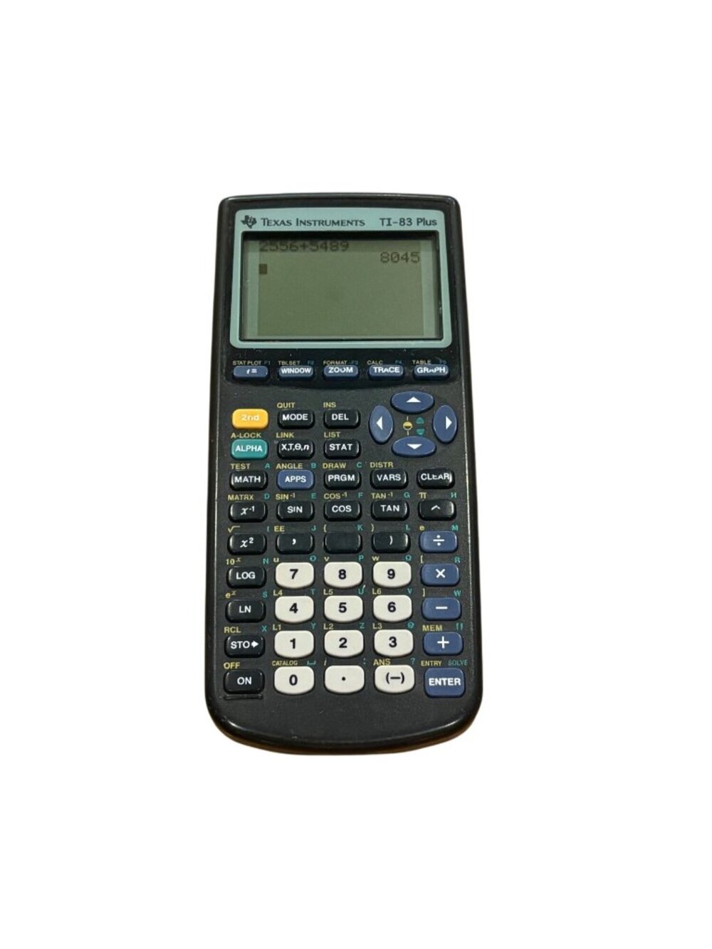 Texas Instruments TI-83 Plus Graphing Calculator No Cover Tested & Working